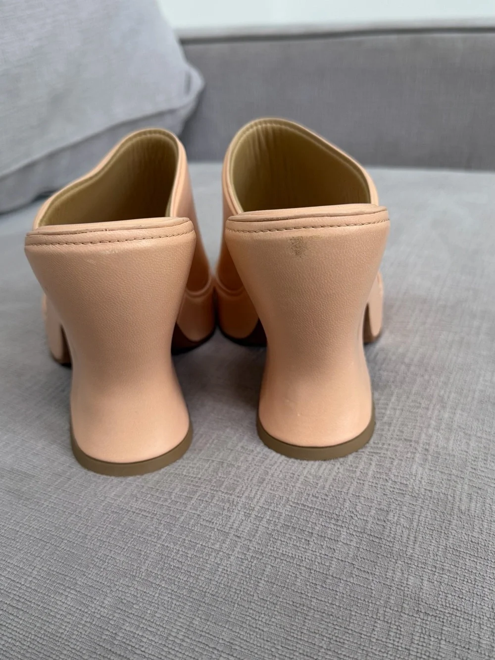 Bottega Veneta Leather Platform Sandal size 38